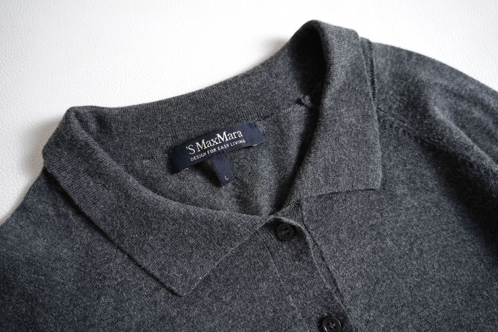 854y*'S Max Mara エス マックスマーラ カシミヤシルク混 薄手 襟付き