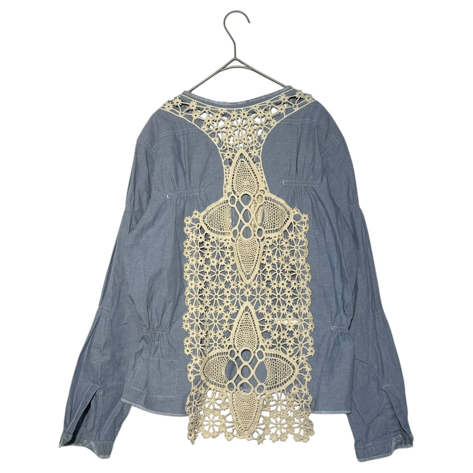 RehersalL(リハーズオール) US Navy vintage shirt remade with lace 