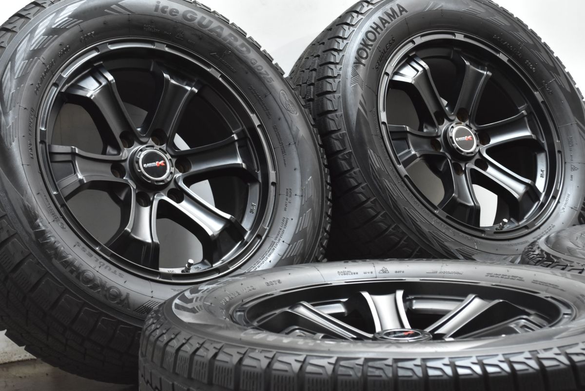 バリ溝 B MUD K 18 in 8 J 34 PCD 139 7 ヨコハマ アイスガード G 075 265 60 R プラド ハイラックス サーフ トヨタ サイズ 平座