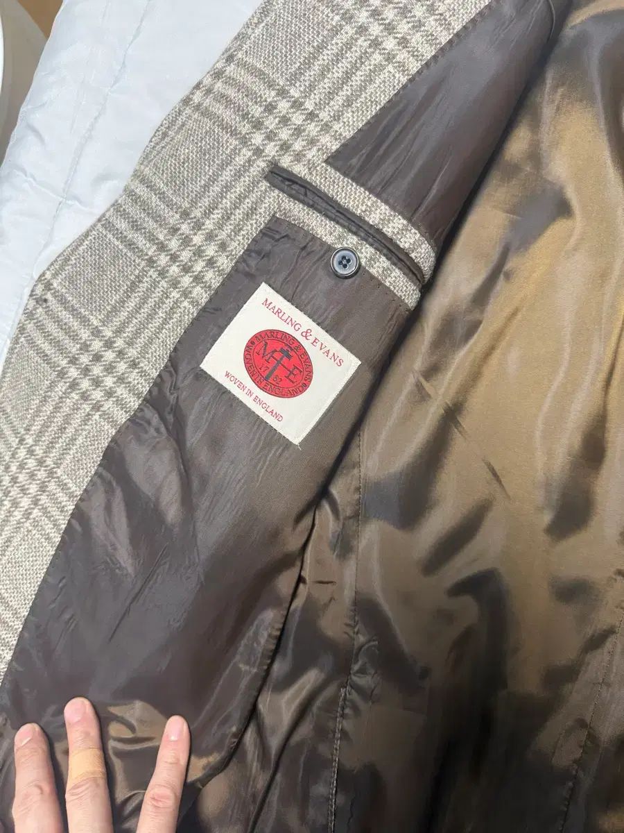 マンインザ분 チェック柄 ジャケット 52 サイズ テーラードジャケット ジャケット アウター メンズ