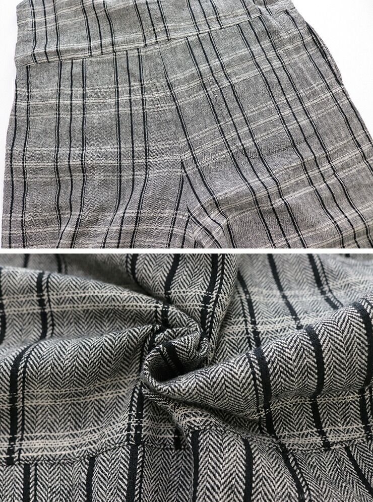 ブルーウィロー blue willow コットンリネンへリンボンチェック