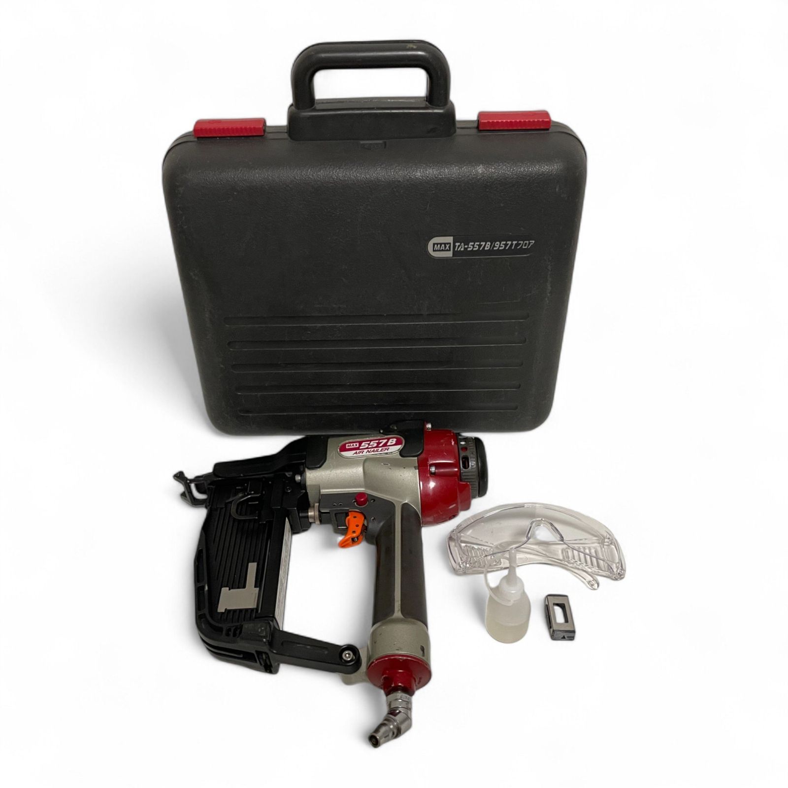 マックス MAX 釘打機 TA-557 B 597 Tフロア ネイラ 収納ケース付き 1700-1936