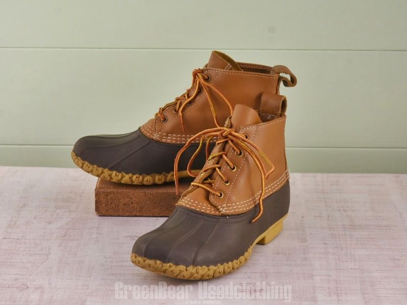 E 159 L Bean ビーンブーツ 茶 レディース 25 cmくらい