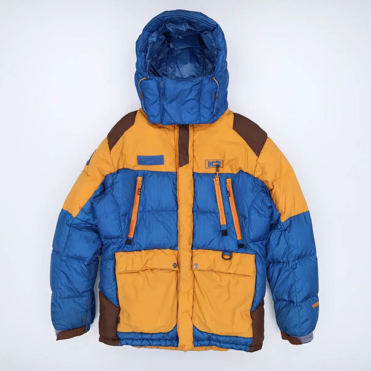 100 K2 ハンガリーグースダウン バイカラー ダウンジャケット 1128HR1