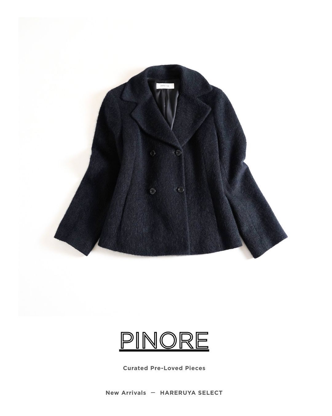 レディース 859y*PINORE ピノーレ アンゴラ混 ラメ入り テーラード 