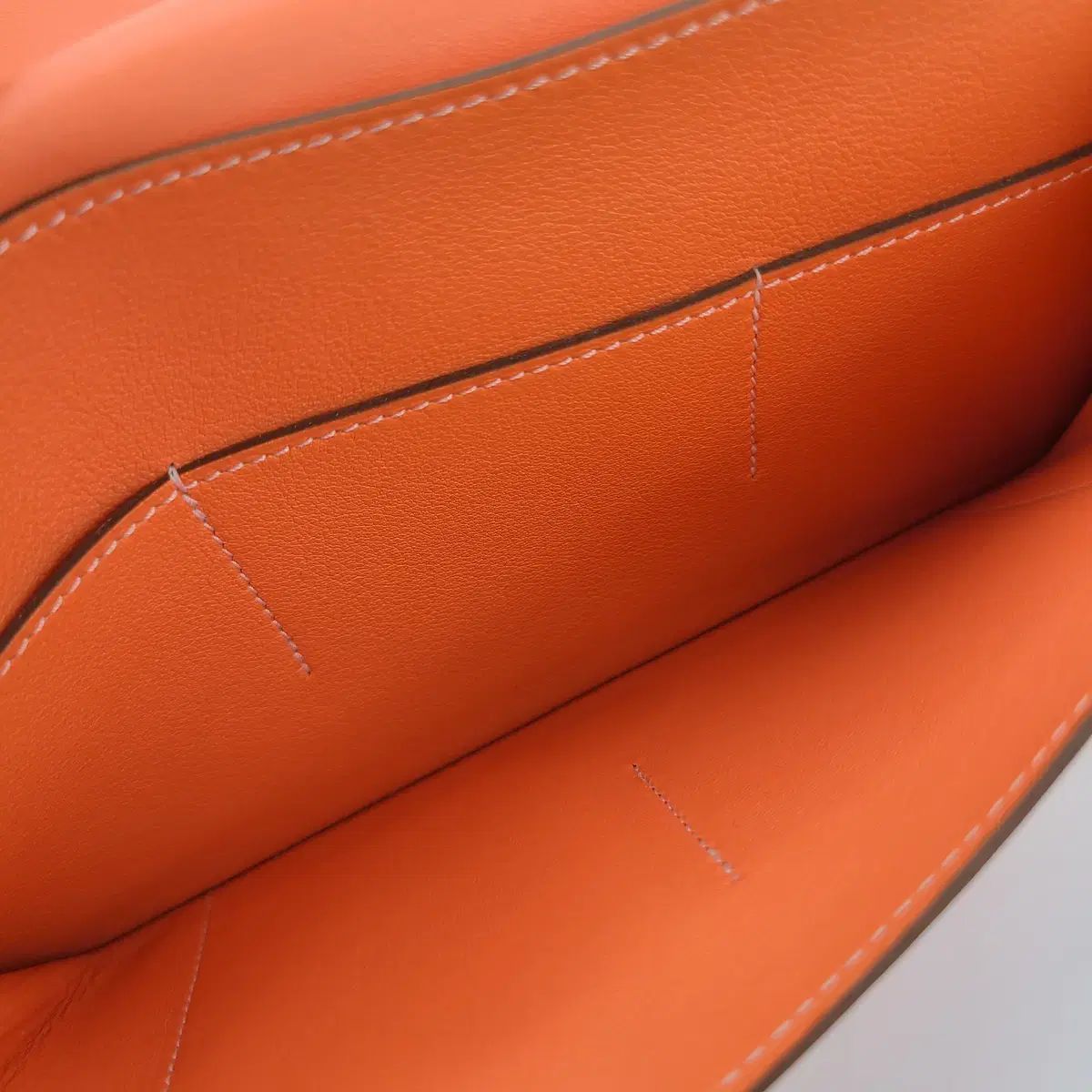 オレンジ デュオ エルメス HERMES ドゴン GM トゴ ドゴンロング 二 