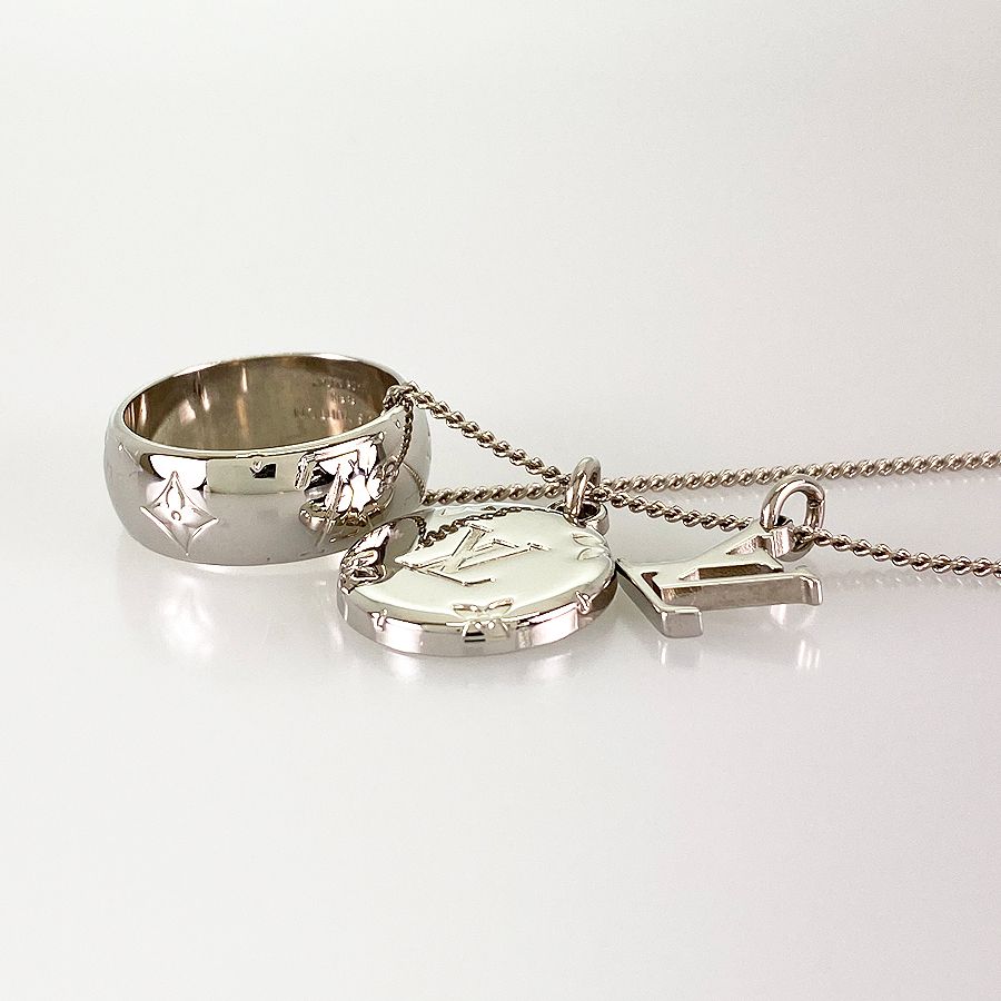 ルイ・ヴィトン LOUIS VUITTON リングネックレス モノグラム M62485