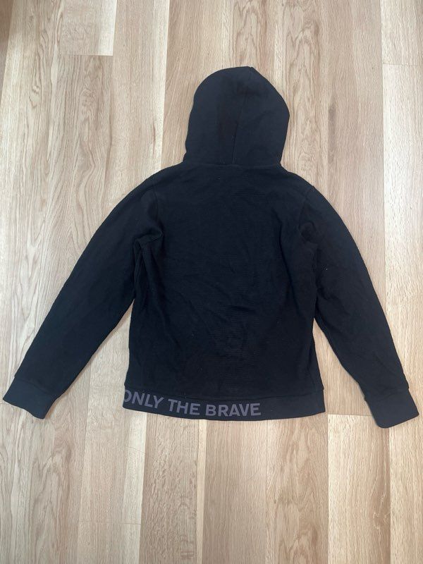 225053】DIESEL ディーゼル ジップアップパーカー ニット 長袖 ロゴ