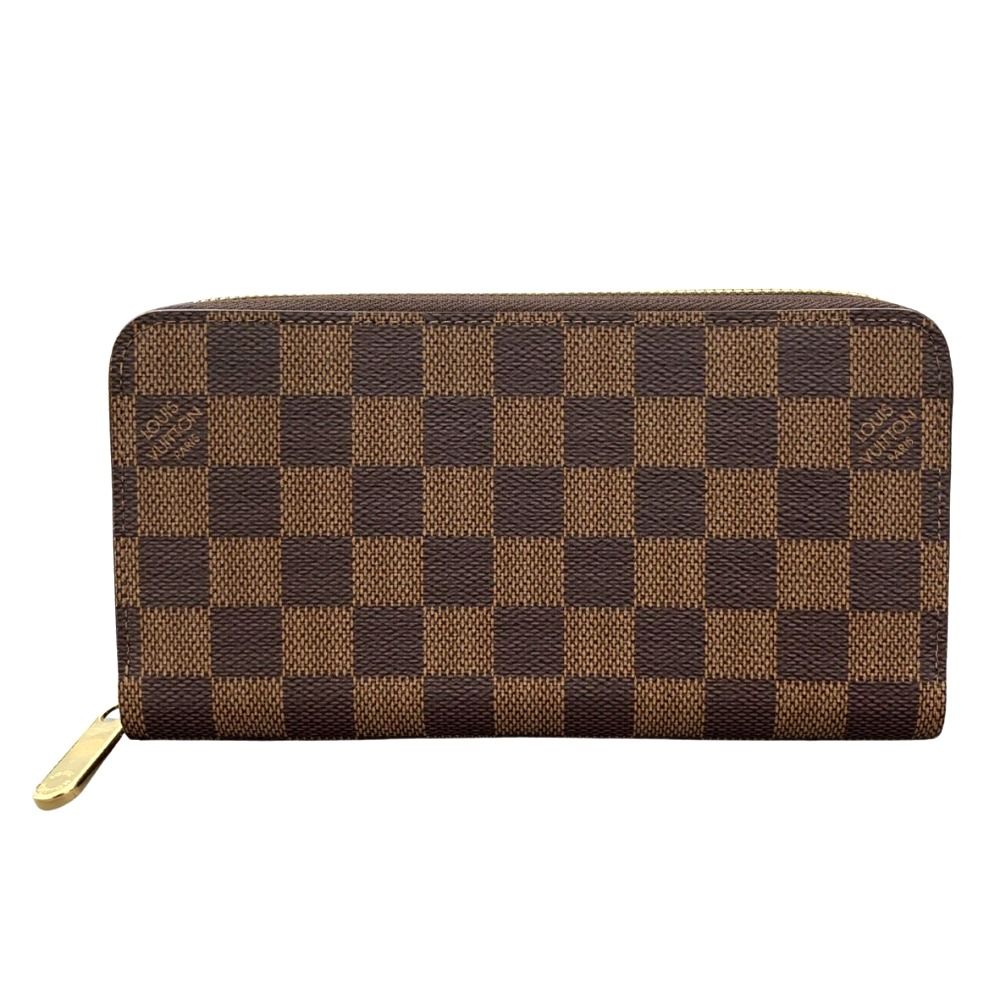 ルイ・ヴィトン 長財布 N41661 ジッピー・ウォレット ダミエ・エベヌ