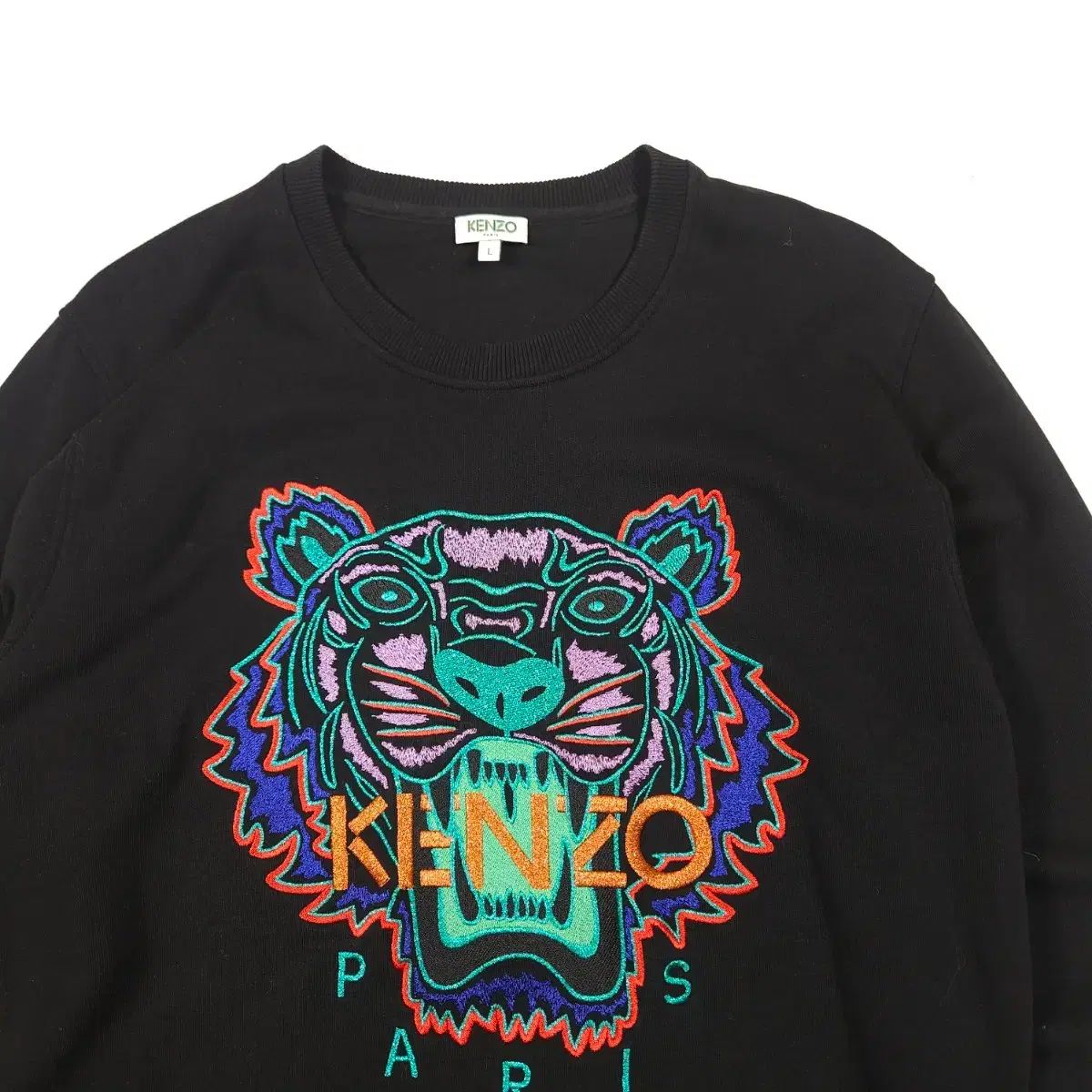 kenzo ケンゾー 刺繍タイガー KENZO ケンゾー タイガー 刺繍 スウェット L - メルカリ