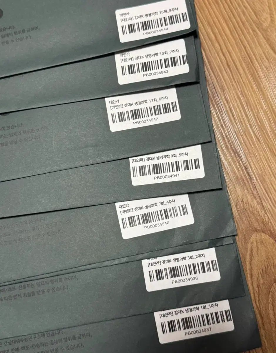 2026 江南デソン塾Ｋ 生命科学1 8回分 解説書