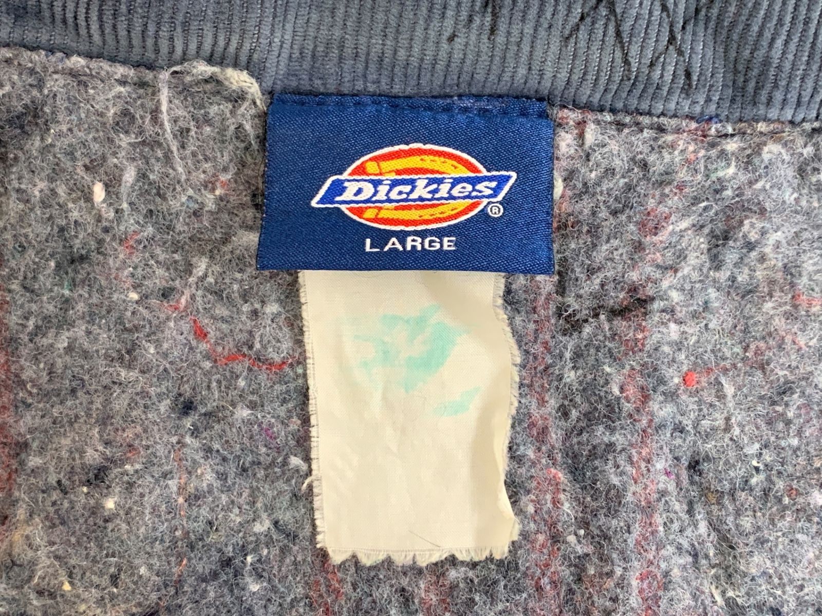 DICKIES (ディッキーズ) デニムカバーオール 裏ブランケット 襟