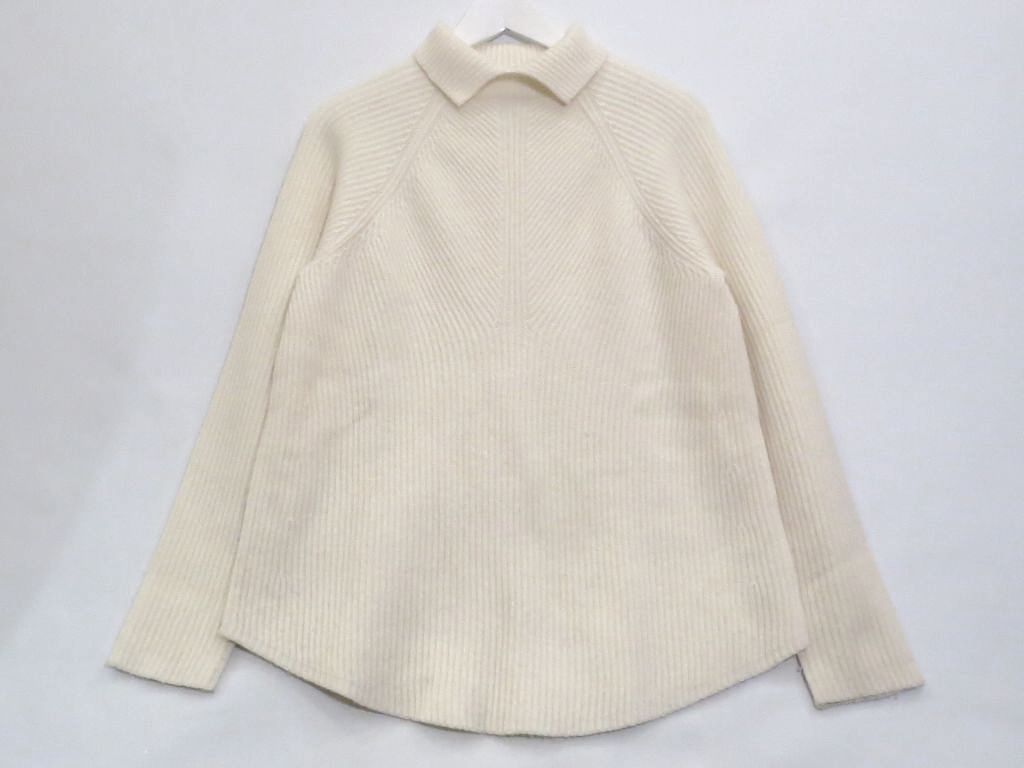 223158】theory セオリー MERCER WOOL CASH MOVING RIB TNECK ウール