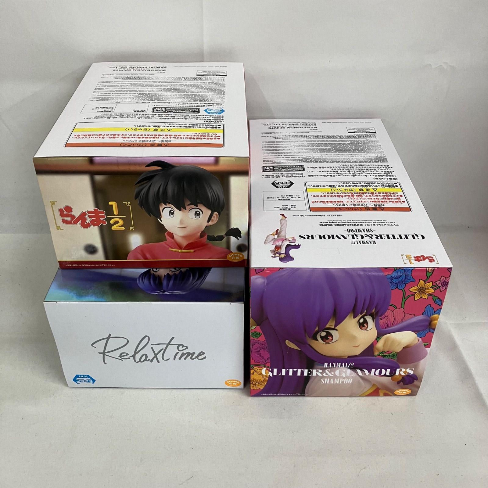 未開封 らんま1/2 早乙女乱馬 天道あかね シャンプー フィギュア 6個