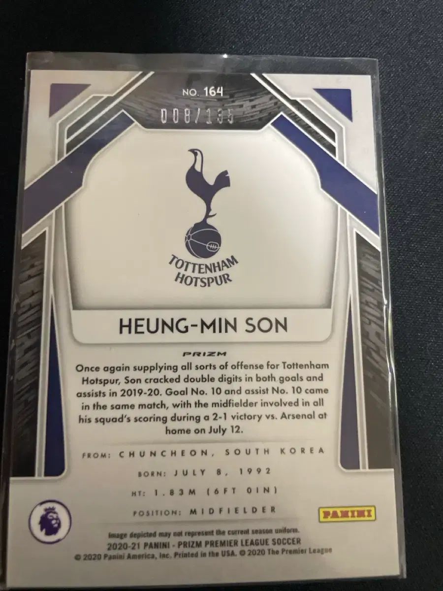 パニーニ ソン フンミン SON HEUNGMIN カード