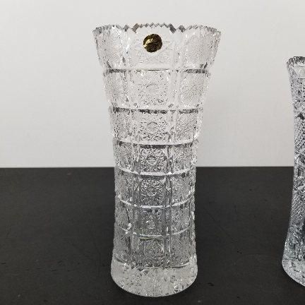 花瓶 花器 BOSPORUS CRYSTAL / IMPERIAL COLLECTION 2個セット