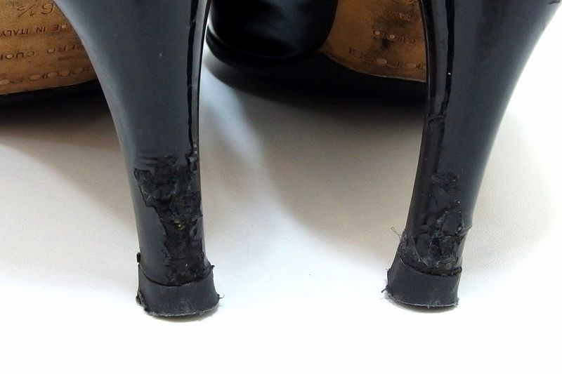 227787】Sergio Rossi セルジオロッシ パテントレザー パンプス