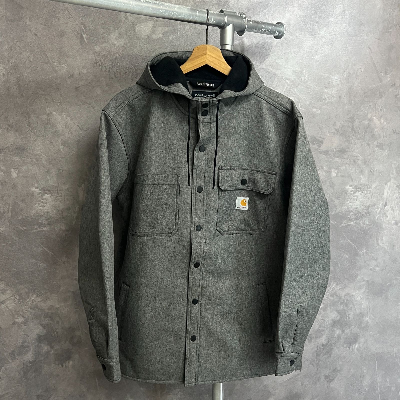 Carhartt グレー フード付き ジャンパー M 良品 Carhartt フードジャケット ブルゾン グレー サイズM - メルカリ