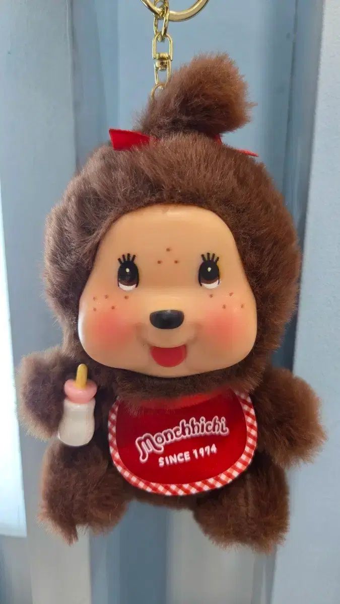 モンチッチ ぬいぐるみ キーホルダー ブラウン ショップ タック