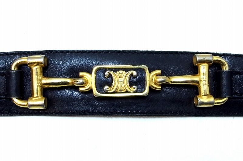 227842】CELINE セリーヌ ヴィンテージ トリオンフ レザー レディース