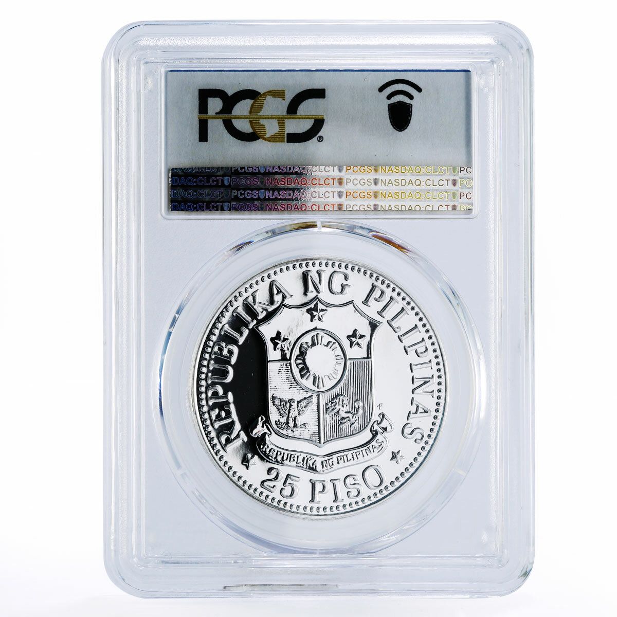 フィリピン 25ピソ 穀物を持った女性 PL67 PCGS 銀貨 1976年 - メルカリ