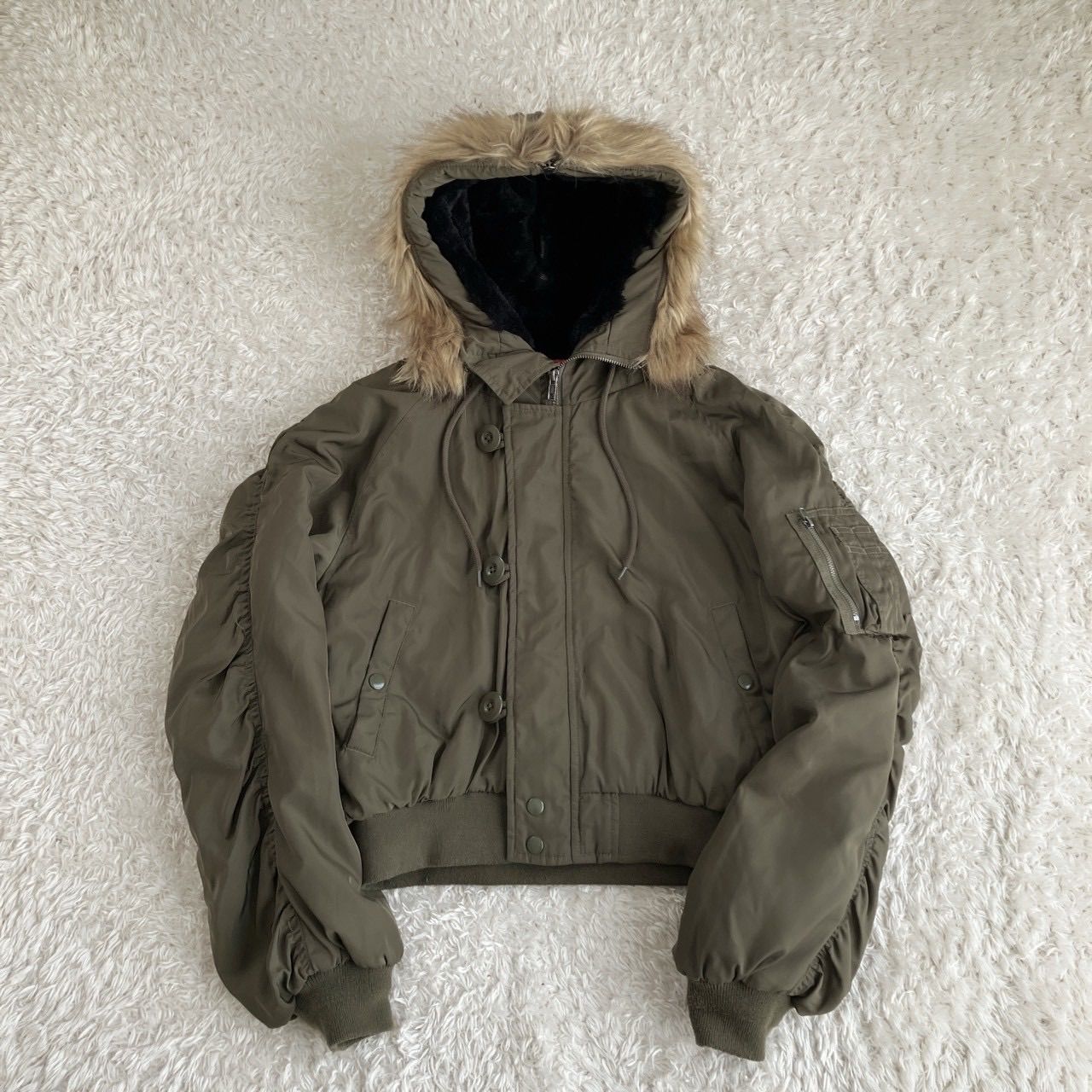 【破格‼️】ブラウニースタンダード N2B フライトジャケット 短丈 Y2K 極美品！BROWNY STANDARD ブラウニースタンダード N2B フライト