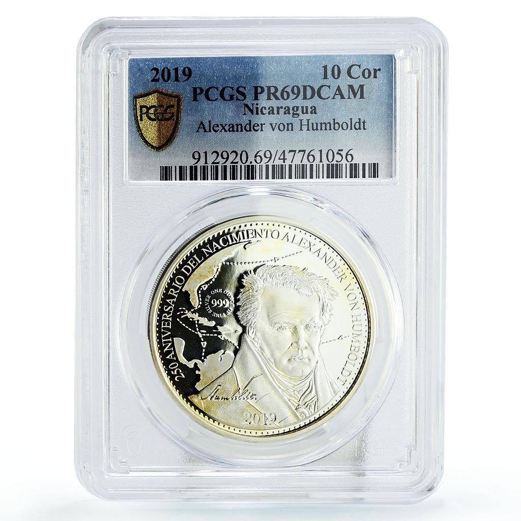 ニカラグア 10コルドバ エクスプローラー アレクサンダー・フォン