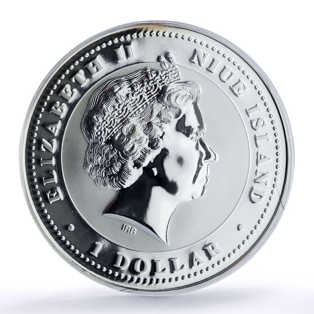 ニウエ 1ドル 神舟打ち上げ 中国ロケット 宇宙 PR 68 PCGS 銀貨 2005年