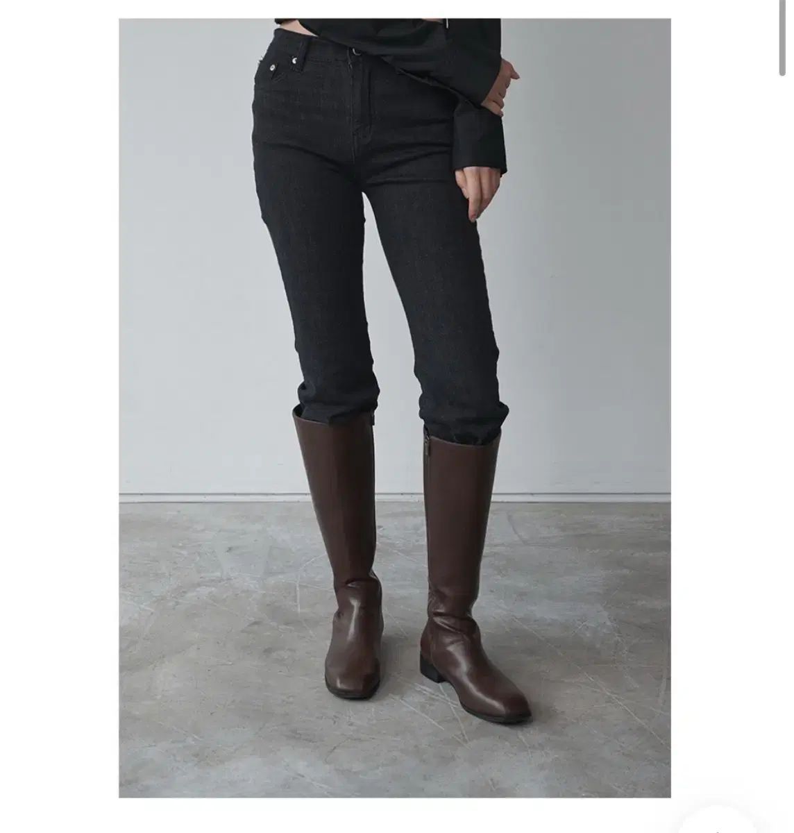 ソルトアンドチョコレート スタシ トゥー ベーシック ロングブーツ