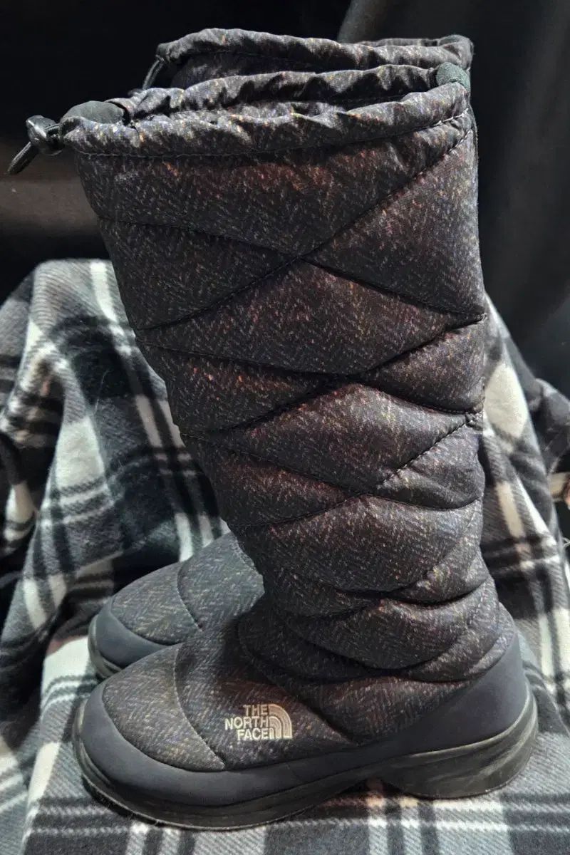 THE NORTH FACE ザノースフェイス ファー ブーツ ダウン ヘリンボーン ロングブーツ