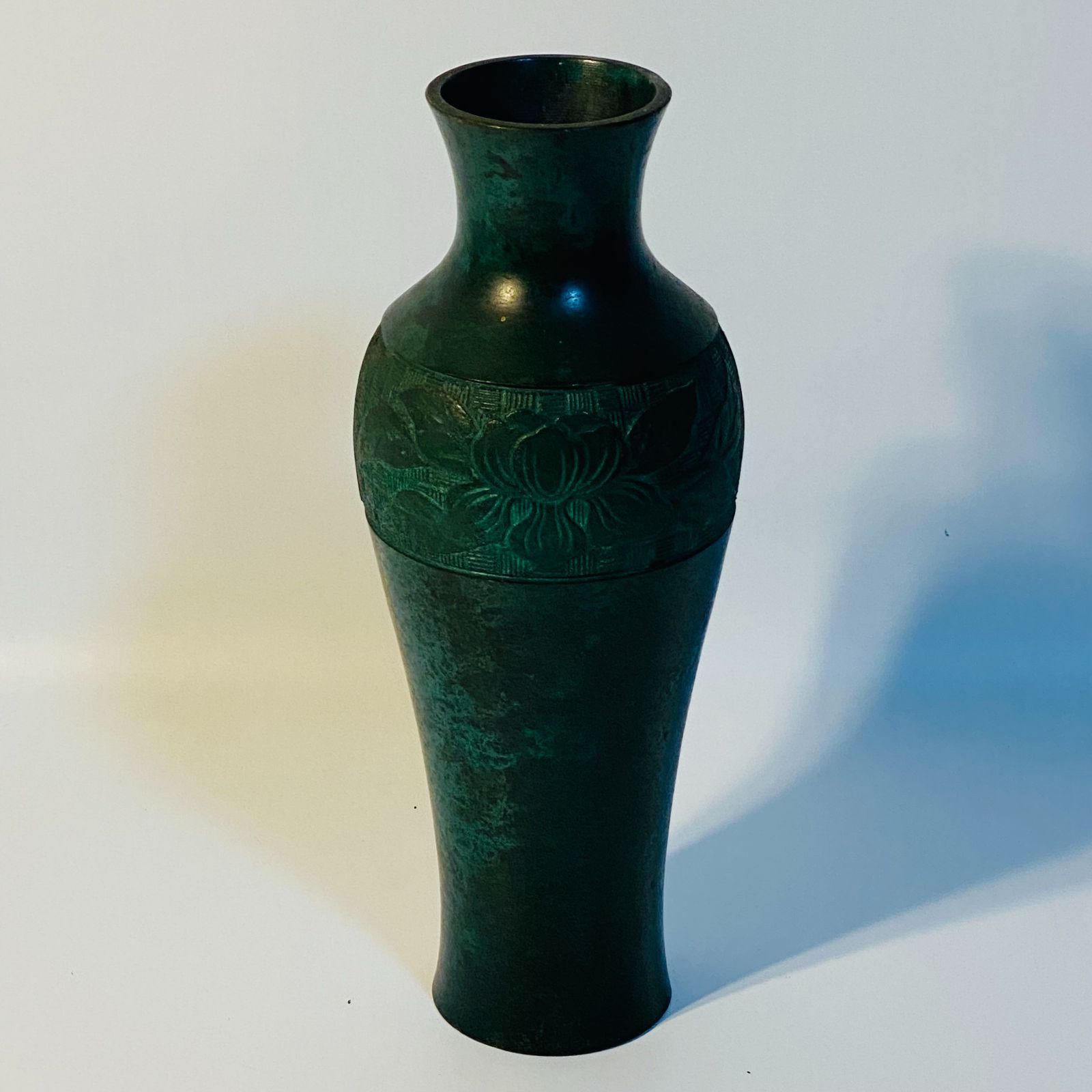 古銅　花生　花瓶　花器　華道 勝峰 花瓶 青銅 花器 華道 花道 お花 生け花 水器 花立 花入 送料込み