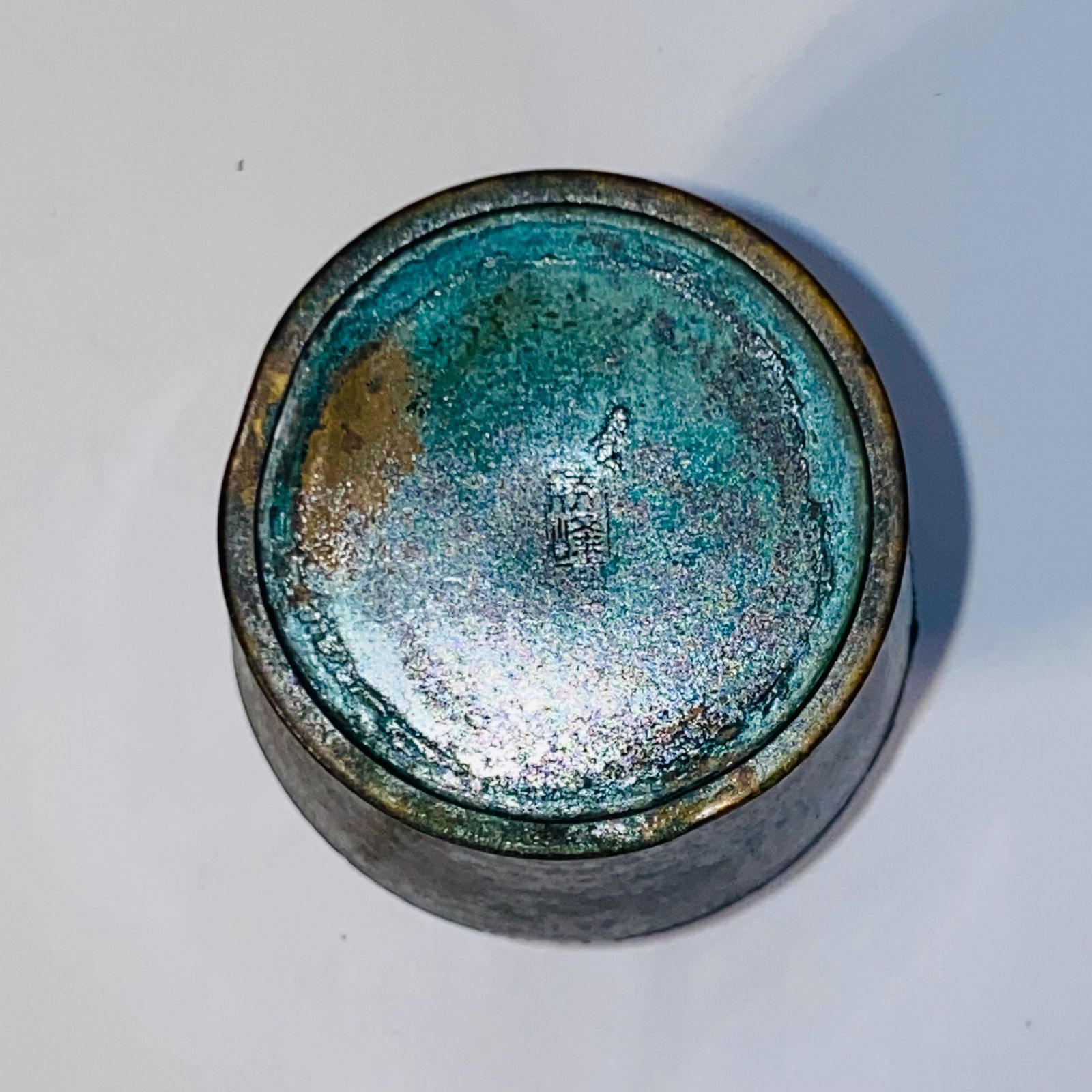 勝峰 花瓶 青銅 花器 華道 花道 お花 生け花 水器 花立 花入 送料込み