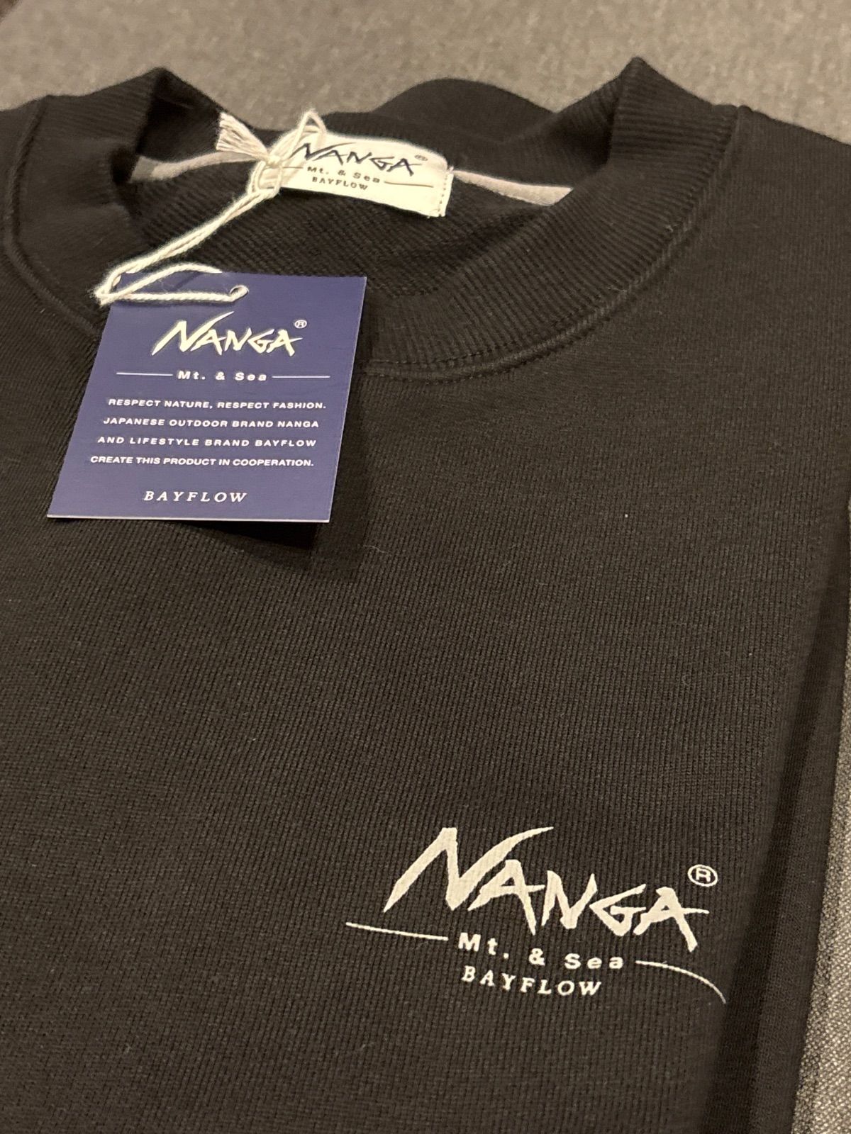 NANGA Mt.&Sea(ナンガ)別注今期完売 新品定価以下販売バックプリント 