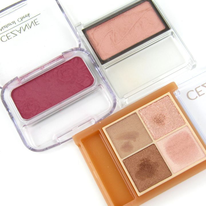 セザンヌ アイシャドウ チーク ハイライト アイブロウなど 7点セット