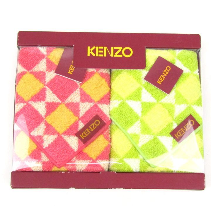 新品　kenzo ケンゾー　ハンカチ大量まとめ ケンゾー ハンカチ 9点セット 未使用 花柄 ブランド まとめて 大量