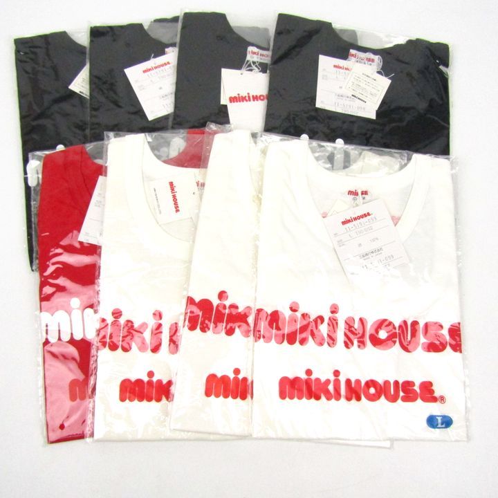 ミキハウス 半袖Tシャツタンクトップ2 点DOUBLE.B 他8点　まとめ売り ミキハウス 半袖Tシャツ タンクトップ 8点セット L T90-B52 トップス