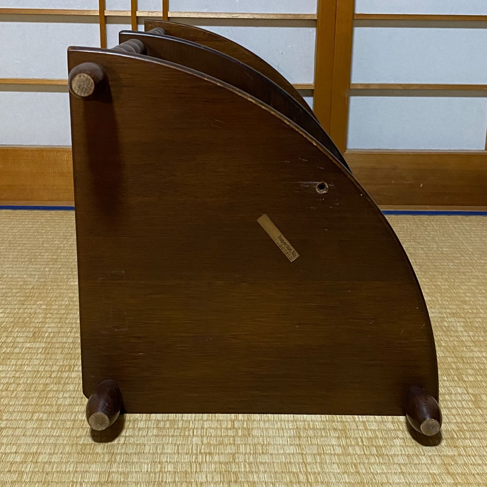 Najico ナジコ 木製コーナーラック 三角ラックウッドラック 3段 W約