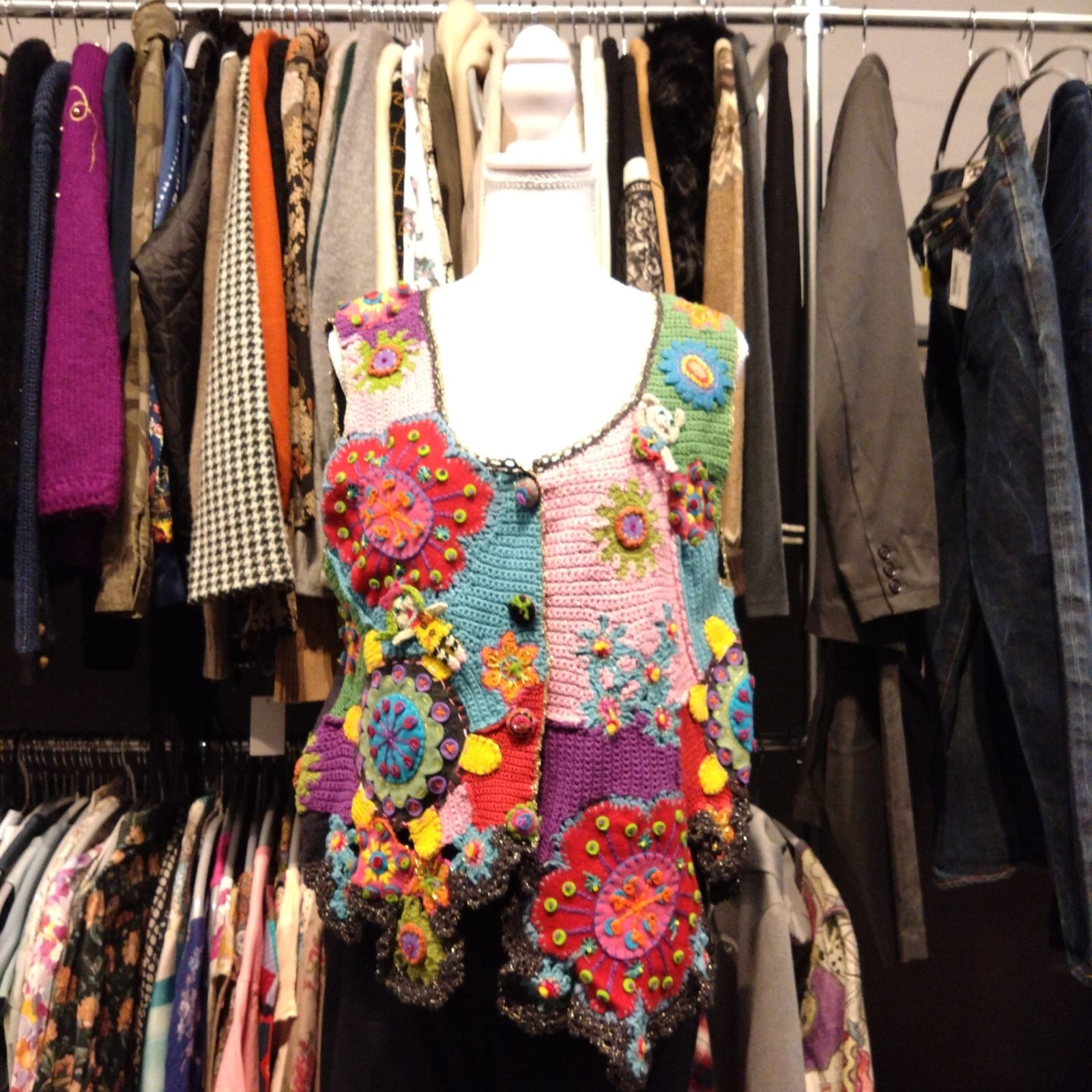 アルベロベロ オレボレブラ 可愛いぶたちゃん編み Wジップニットジャケット未使用 アルベロベロ OLLEBOREBLA オレボレブラ ブタさん おはな アップリケ