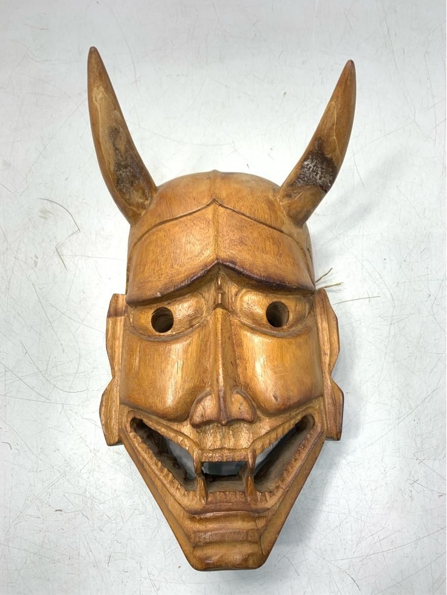 匠*様 般若 お面 木製 正昭 ？ ヴィンテージ レトロ 匠*様 般若 お面