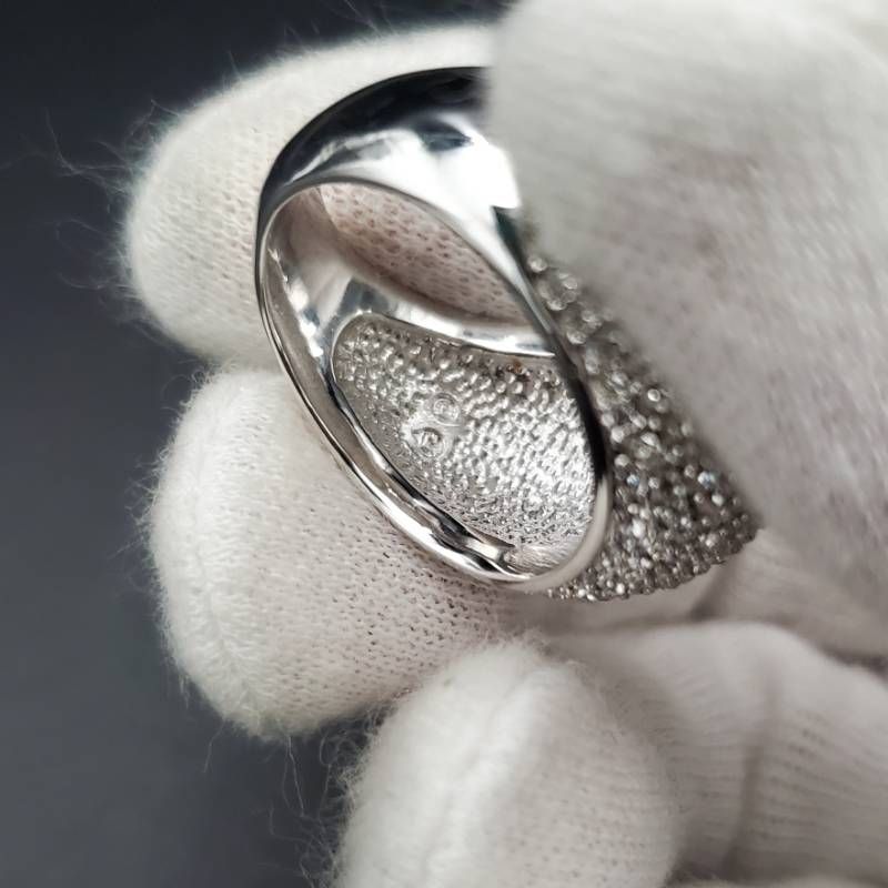 SWAROVSKI スワロフスキー リング 指輪 パヴェ クリスタル ライン