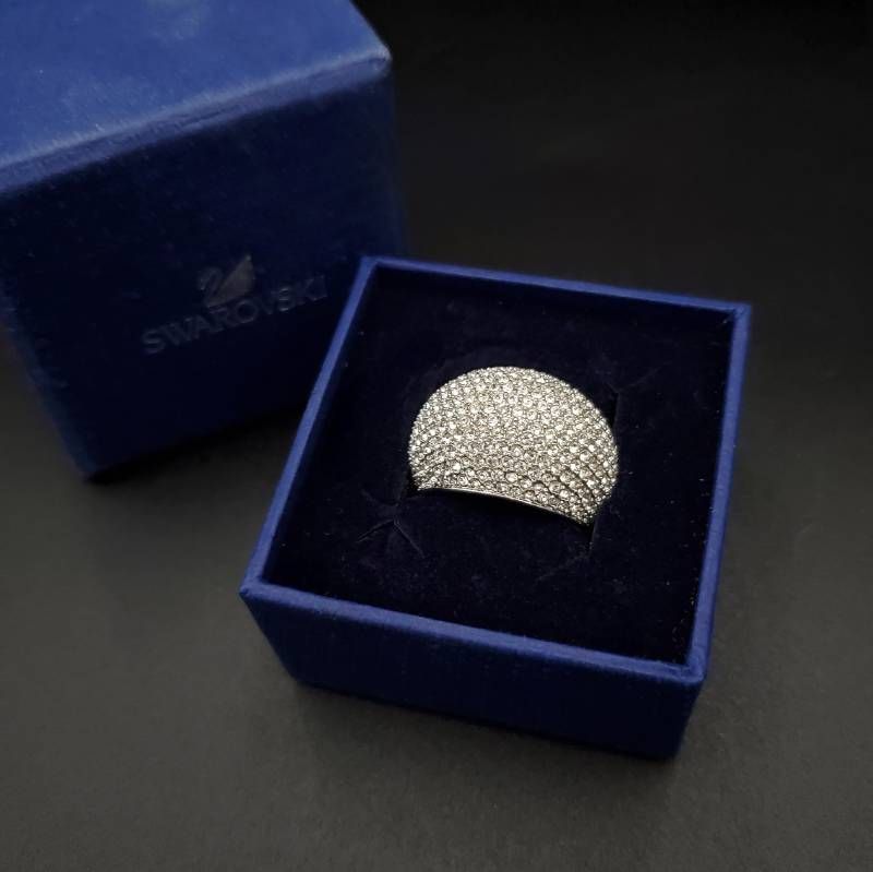SWAROVSKI スワロフスキー リング 指輪 パヴェ クリスタル ライン