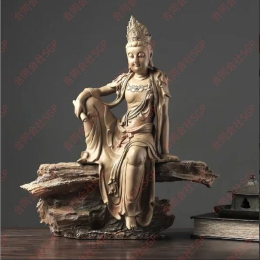 希少　観音様　貴重美術品　うぶ品 店じまいSALE中 極上品☆自在観音菩薩禅意仏像置物 職人手作り - メルカリ