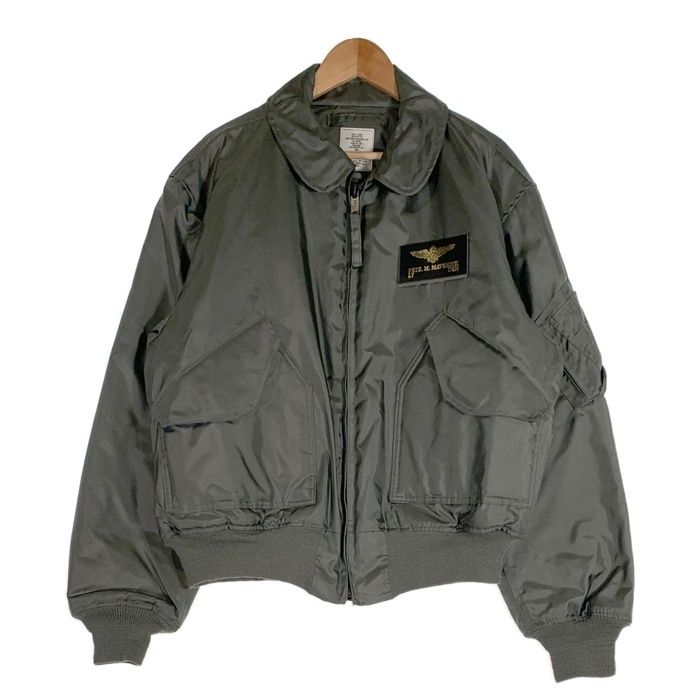 ALPHA アルファ 米軍 CWU-45P ミリタリー フライトジャケット オリーブ