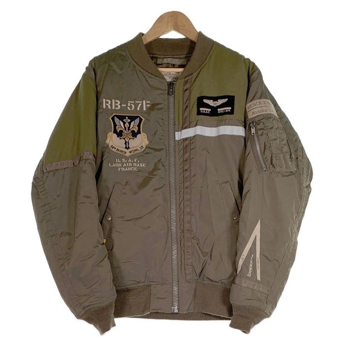 AVIREX アヴィレックス BLACK KNIGHTS MA-1 フライトジャケット 中綿