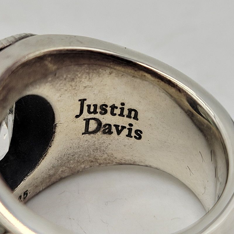 JUSTIN DAVIS VAMPSコラボリング Justin Davis - レア 廃盤 VAMPS Justin Davisコラボ カレッジ リング