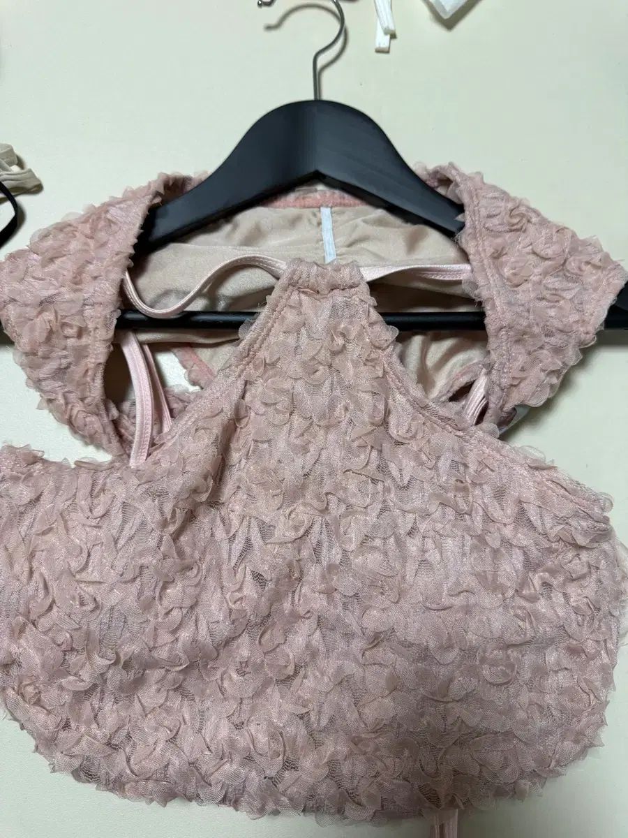 ソール ブラン ポールダンス ウェア コサジュー ピンク m