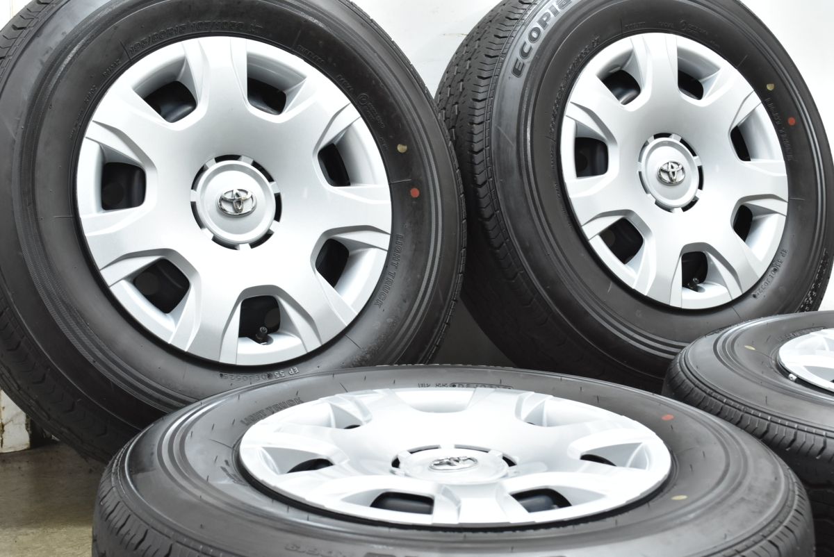 製 バリ溝 トヨタ 200 ハイエース 15 in 6 J 35 PCD 139 7 ブリヂストン エコピア RD 613 195 80 R LT レジアスエース