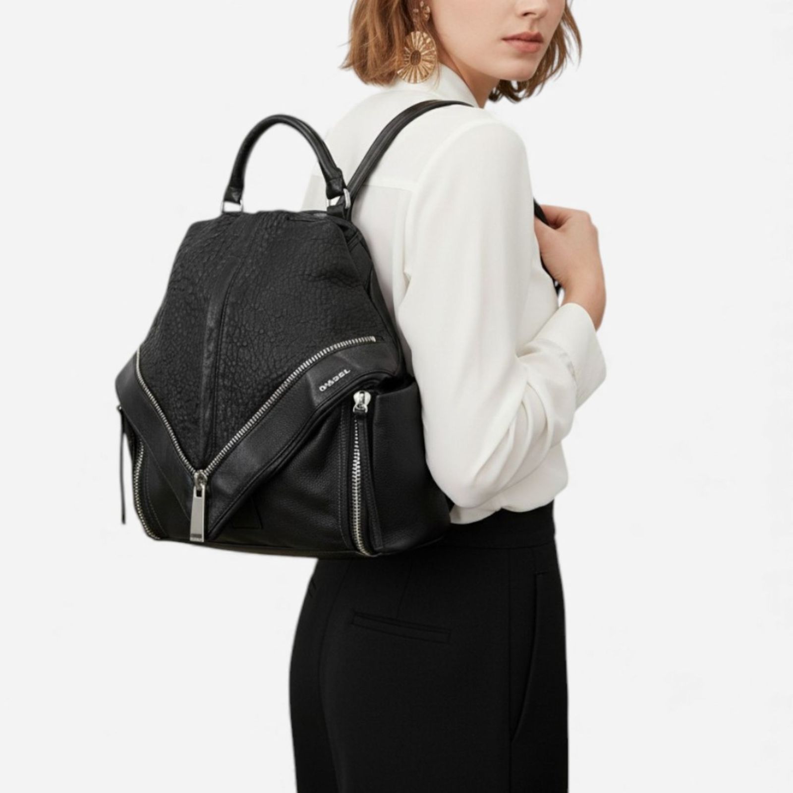 極美品】DIESEL ディーゼル Le Zipper Le Mhonic オールレザー