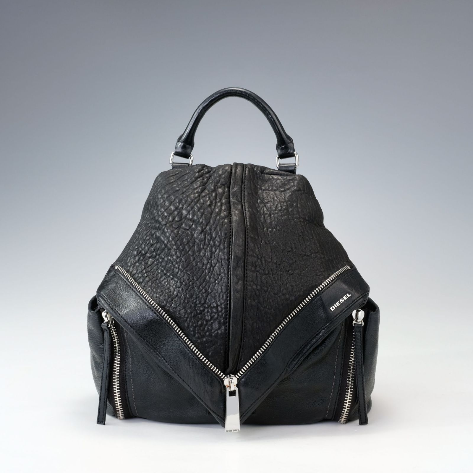 極美品】DIESEL ディーゼル Le Zipper Le Mhonic オールレザー