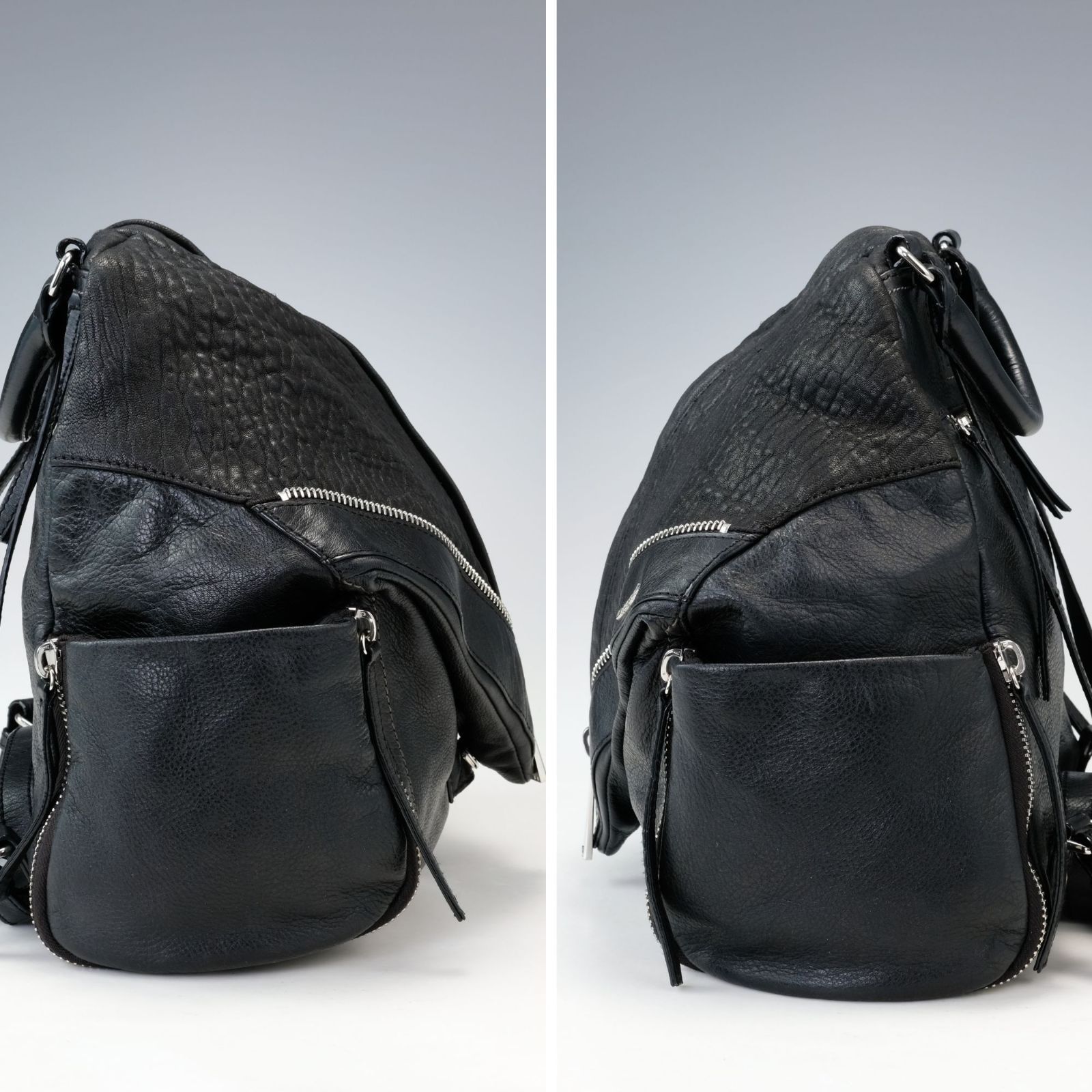 極美品】DIESEL ディーゼル Le Zipper Le Mhonic オールレザー